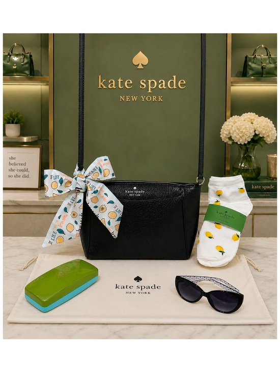 kate spade Handbags - Kate Spade. 6 Piece: Monica Crossbody, Glasses, Case, Socks, Scarf & Dust Bag.
